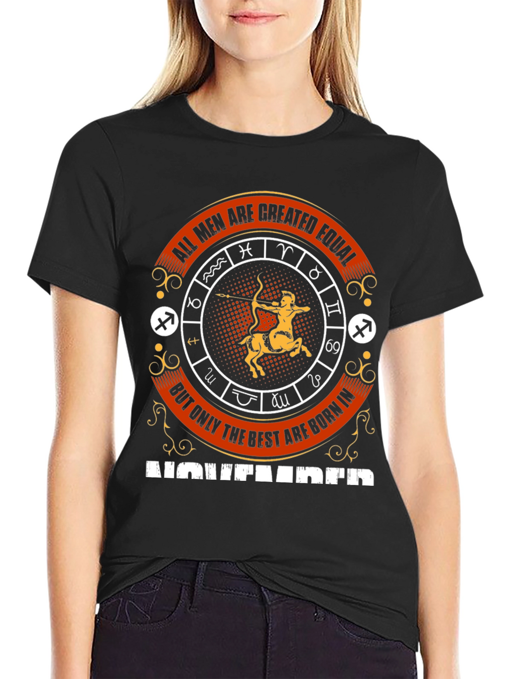 November Zodiac Graphic T-Shirt