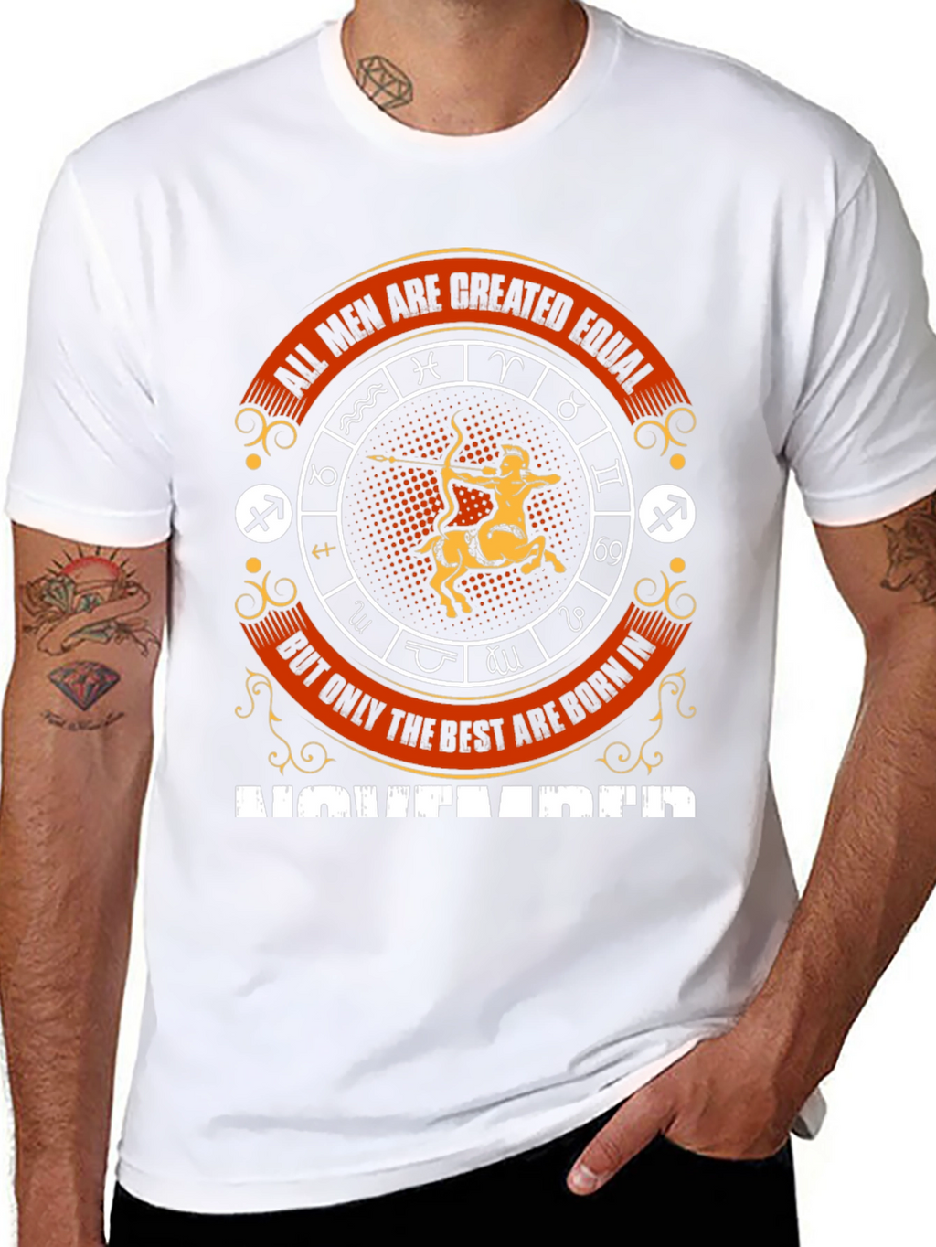 November Zodiac Graphic T-Shirt