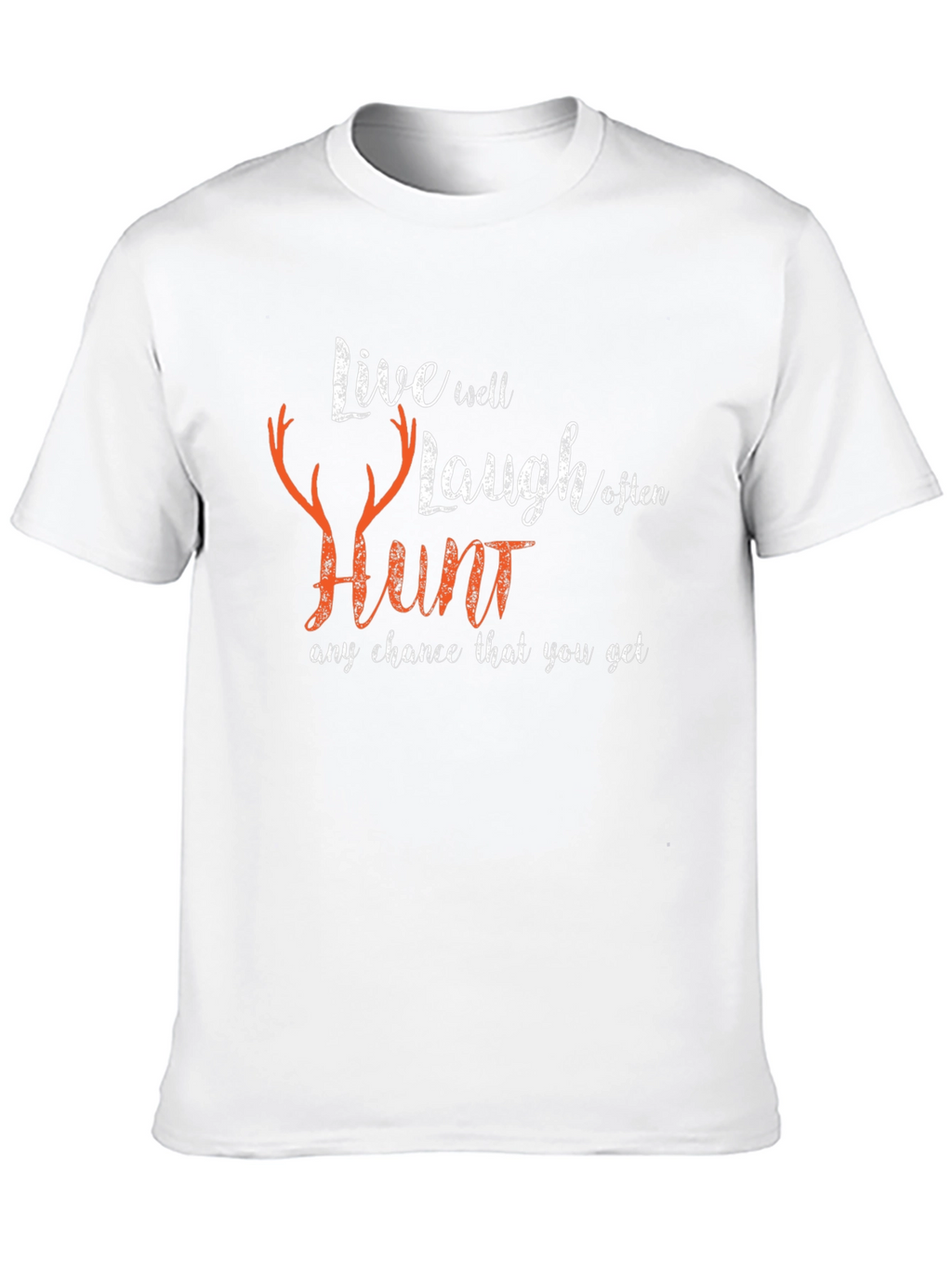 Live Well Hunt Black Graphic Tee