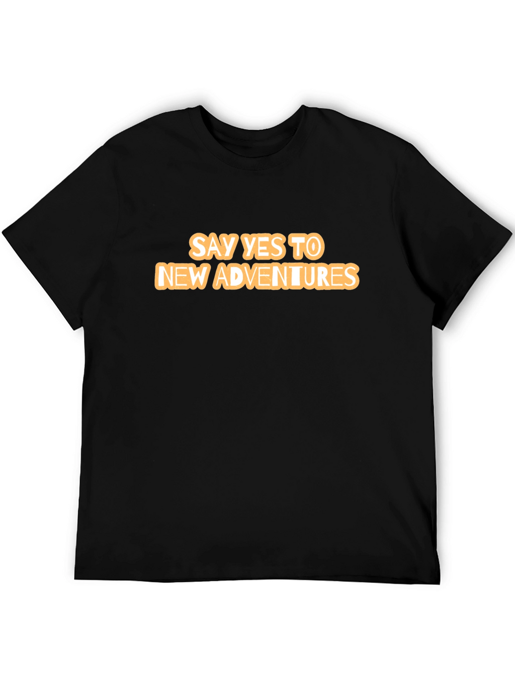 Adventure Awaits: Black T-Shirt