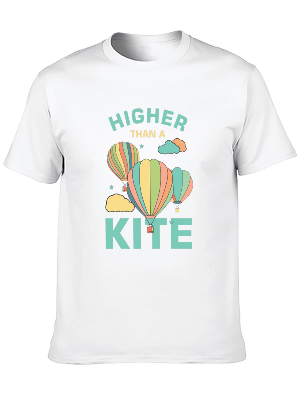 Higher Than a Kite Graphic T-Shirt - Black
