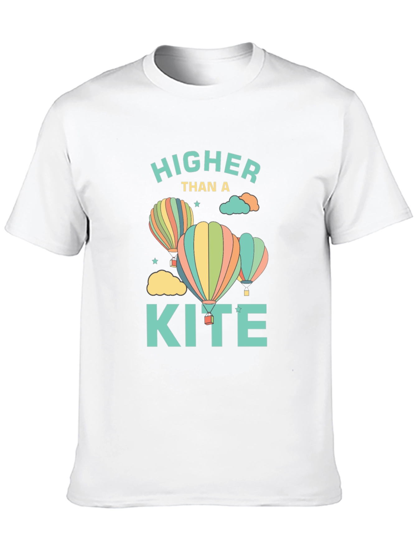 Higher Than a Kite Graphic T-Shirt - Black