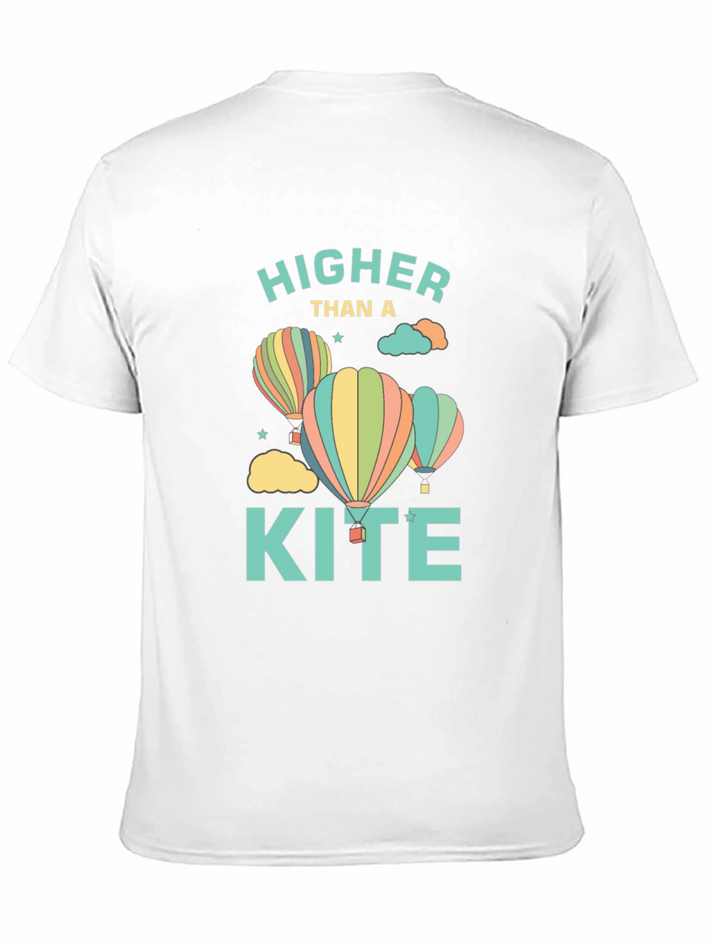 Higher Than a Kite Graphic T-Shirt - Black