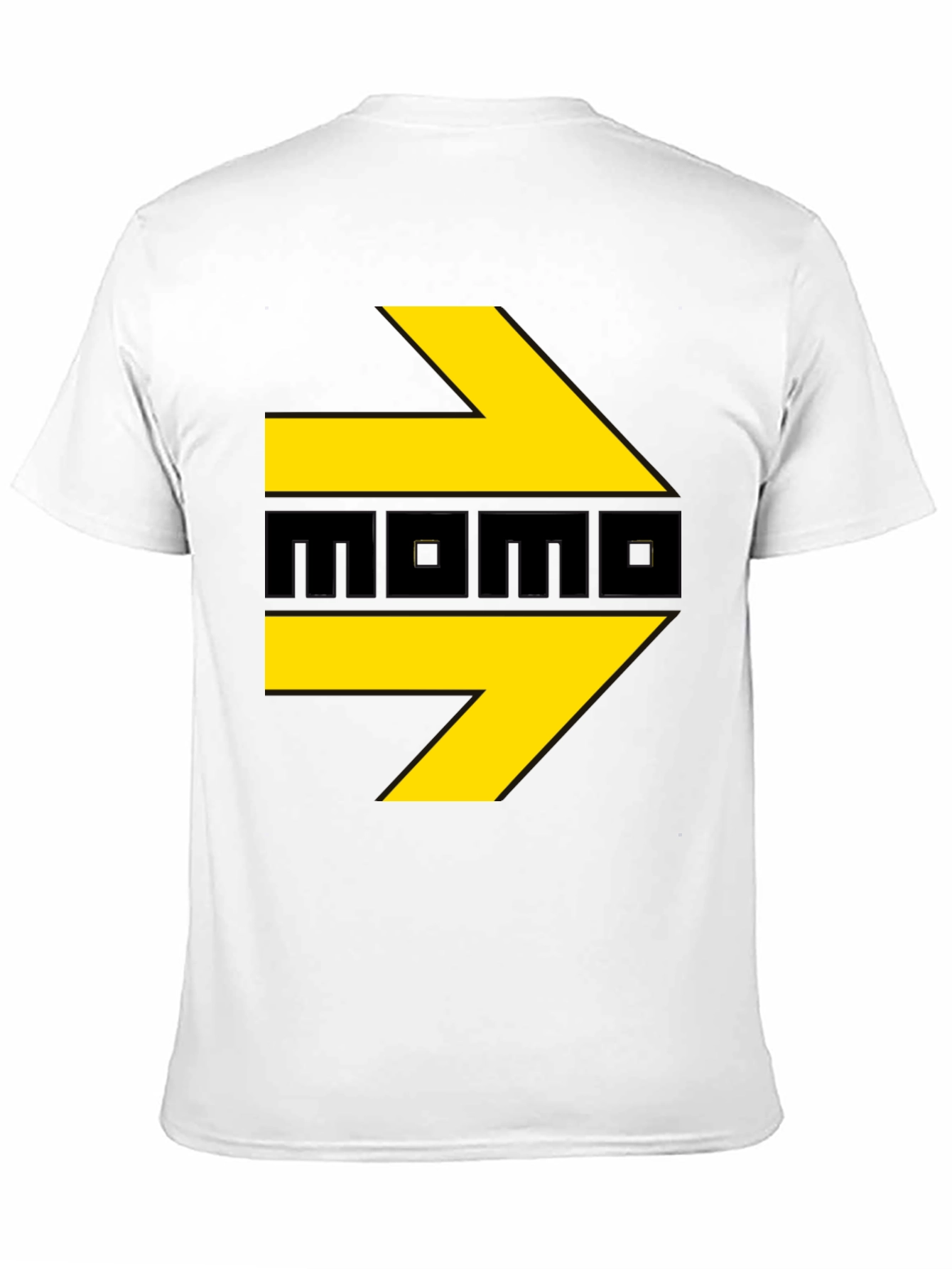 Momo T-Shirt - Black with Yellow Arrows