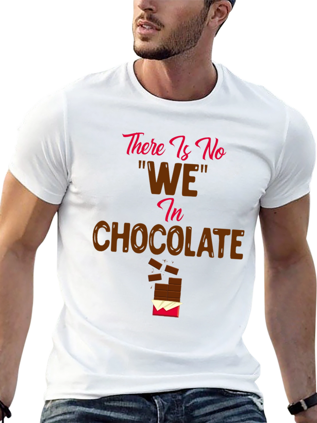 Funny Chocolate Lover Graphic T-Shirt