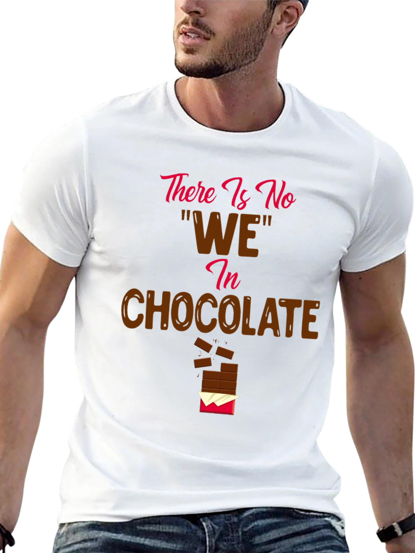 Funny Chocolate Lover Graphic T-Shirt