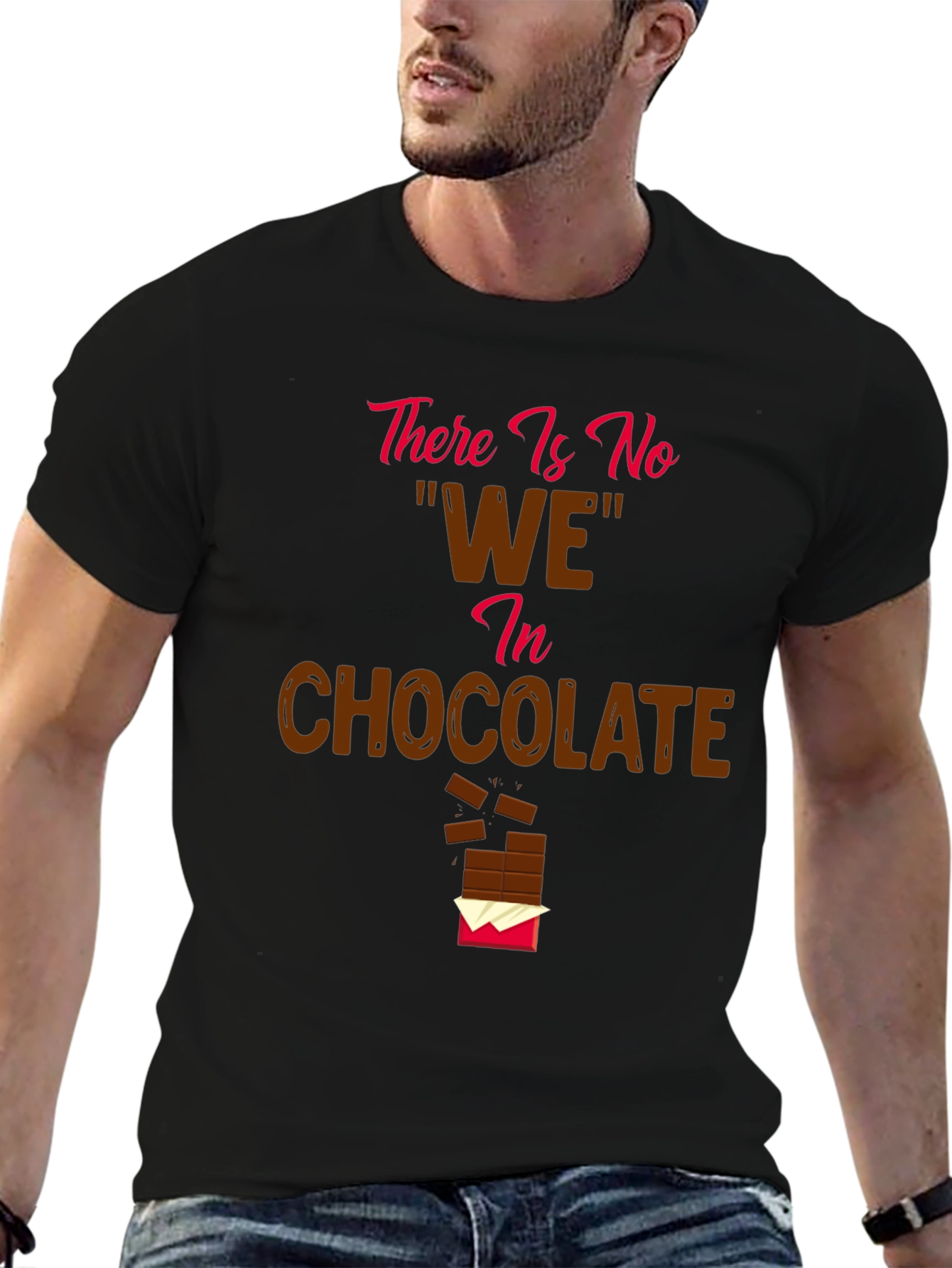 Funny Chocolate Lover Graphic T-Shirt