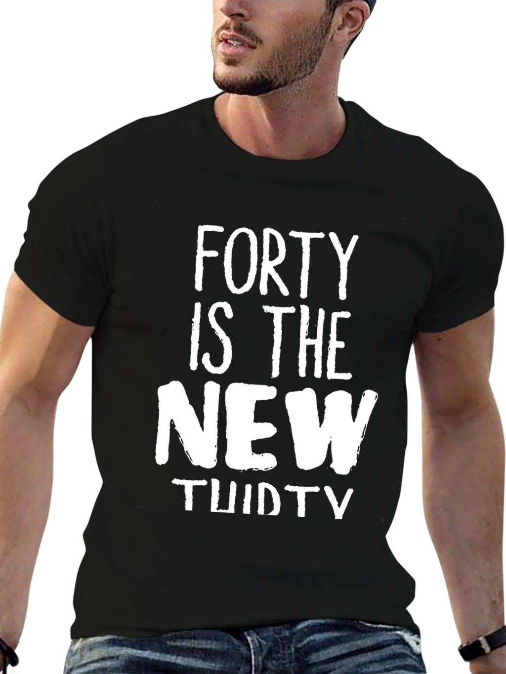 Funny Forty is the New Thirty Mens T-Shirt