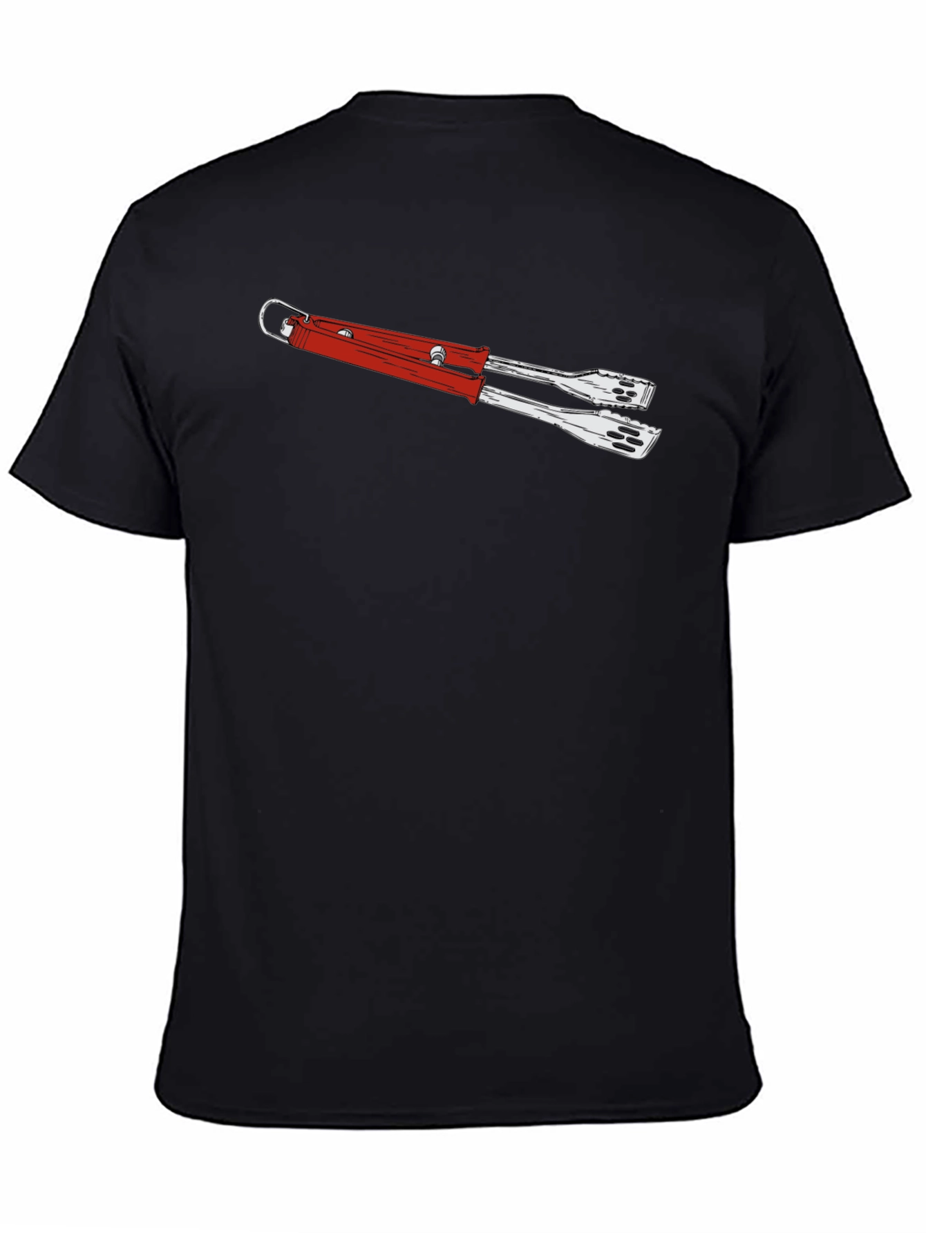 BBQ Tongs Graphic Tee - Grilling Humor T-Shirt