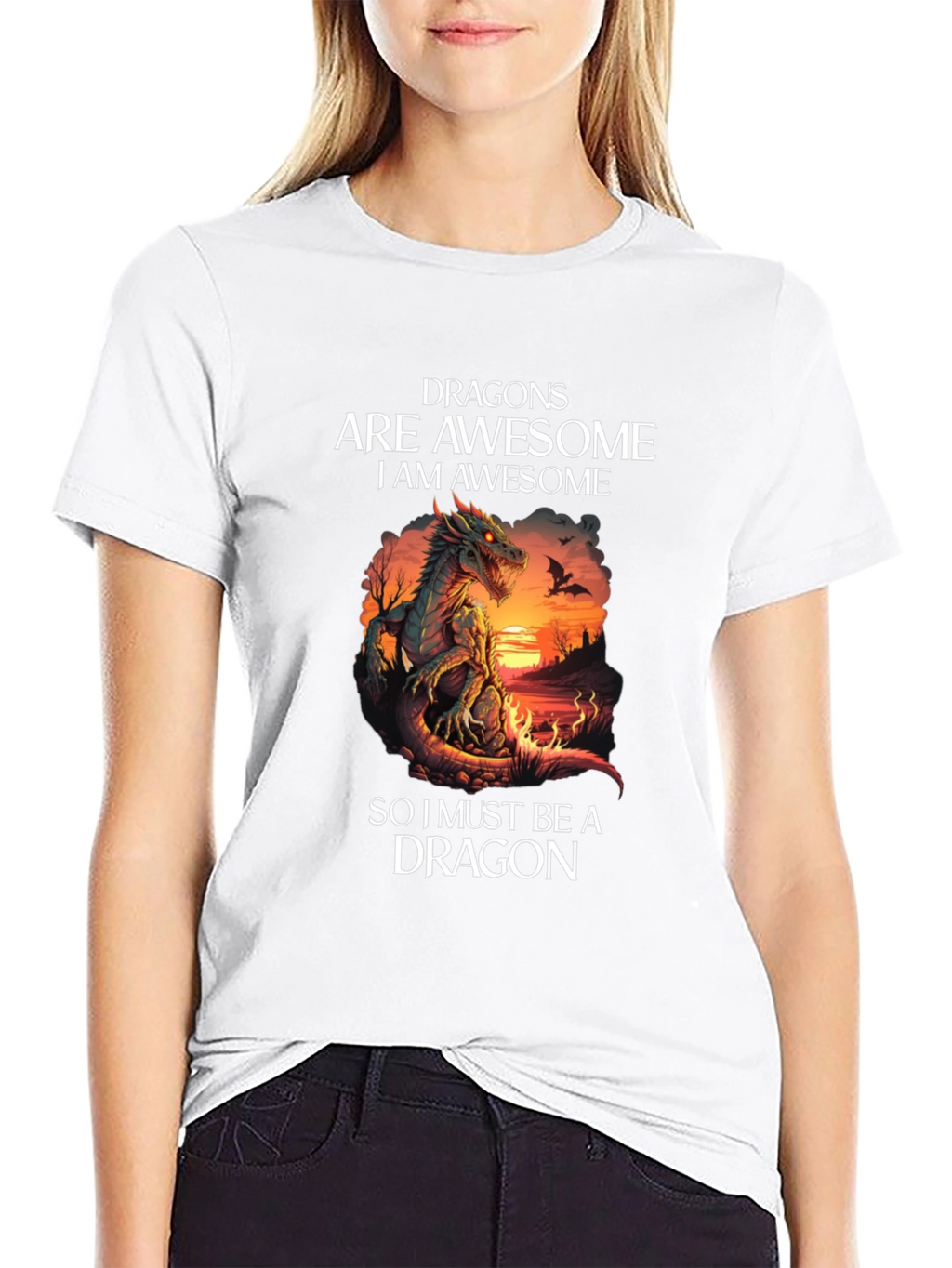 Dragon T-Shirt: Dragons Are Awesome Graphic Tee