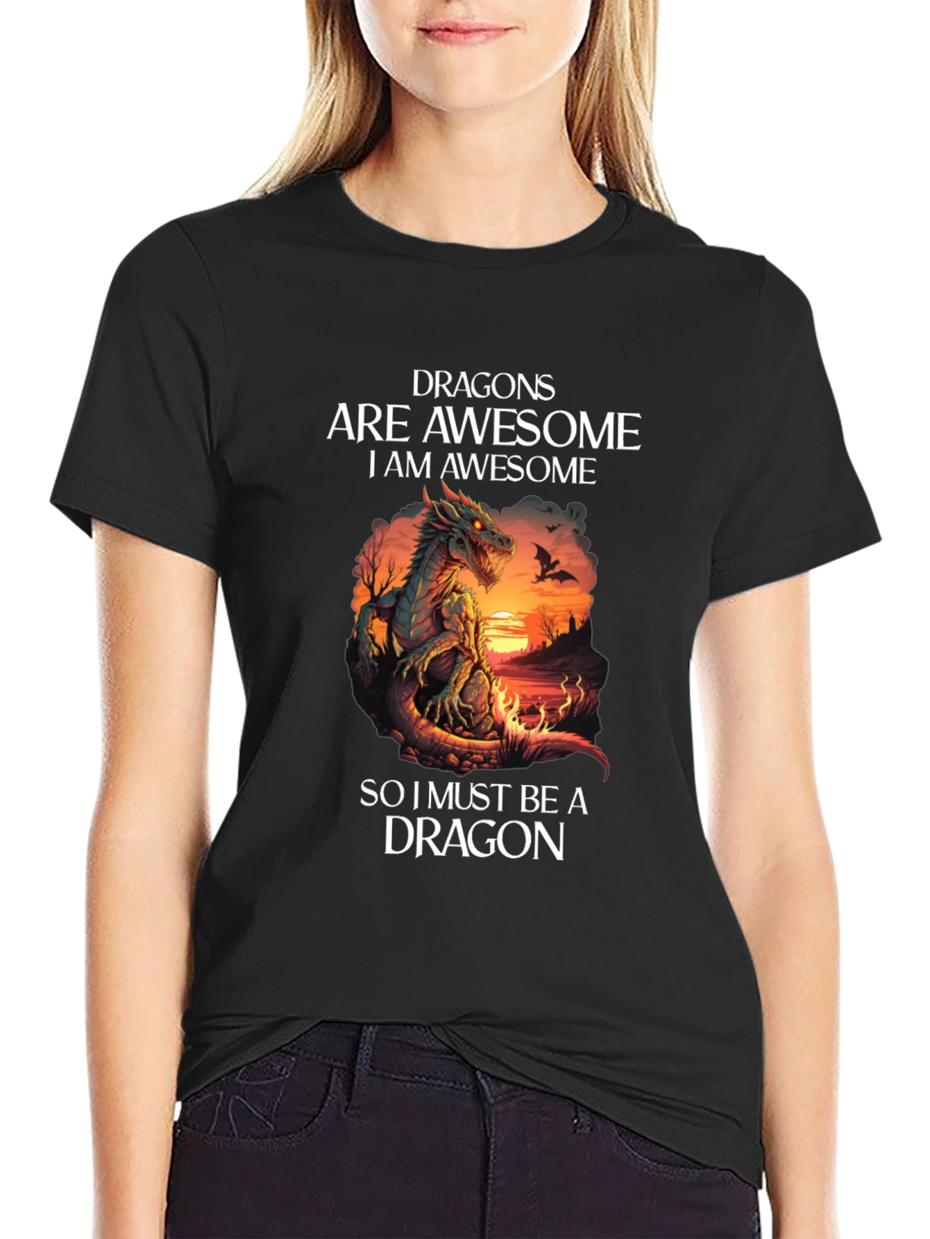Dragon T-Shirt: Dragons Are Awesome Graphic Tee