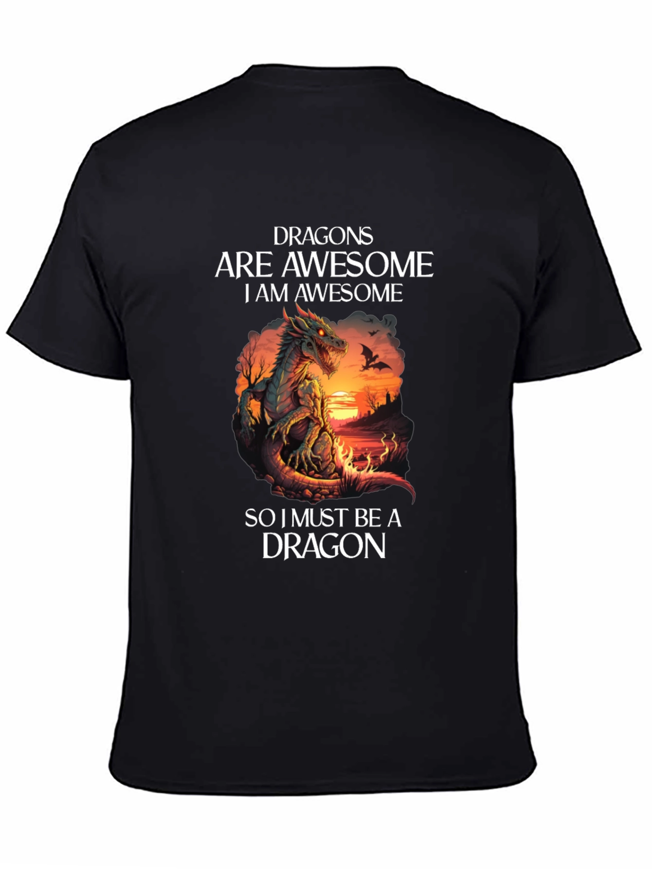 Dragon T-Shirt: Dragons Are Awesome Graphic Tee