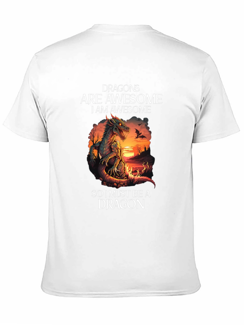 Dragon T-Shirt: Dragons Are Awesome Graphic Tee