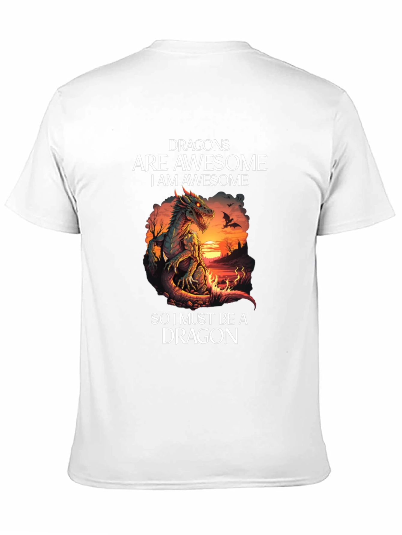 Dragon T-Shirt: Dragons Are Awesome Graphic Tee