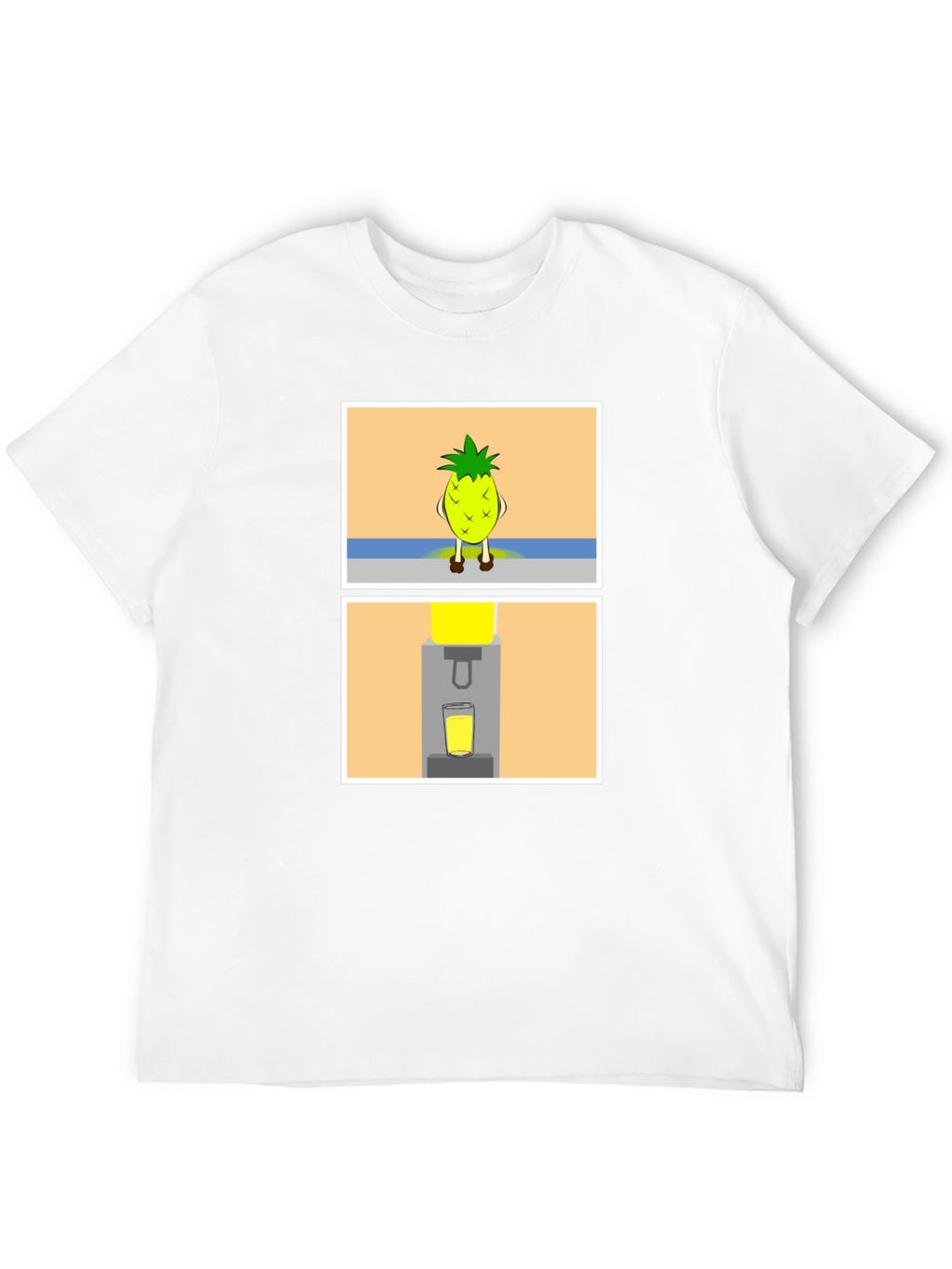 Pineapple Juice Graphic Tee - Fresh & Fun!