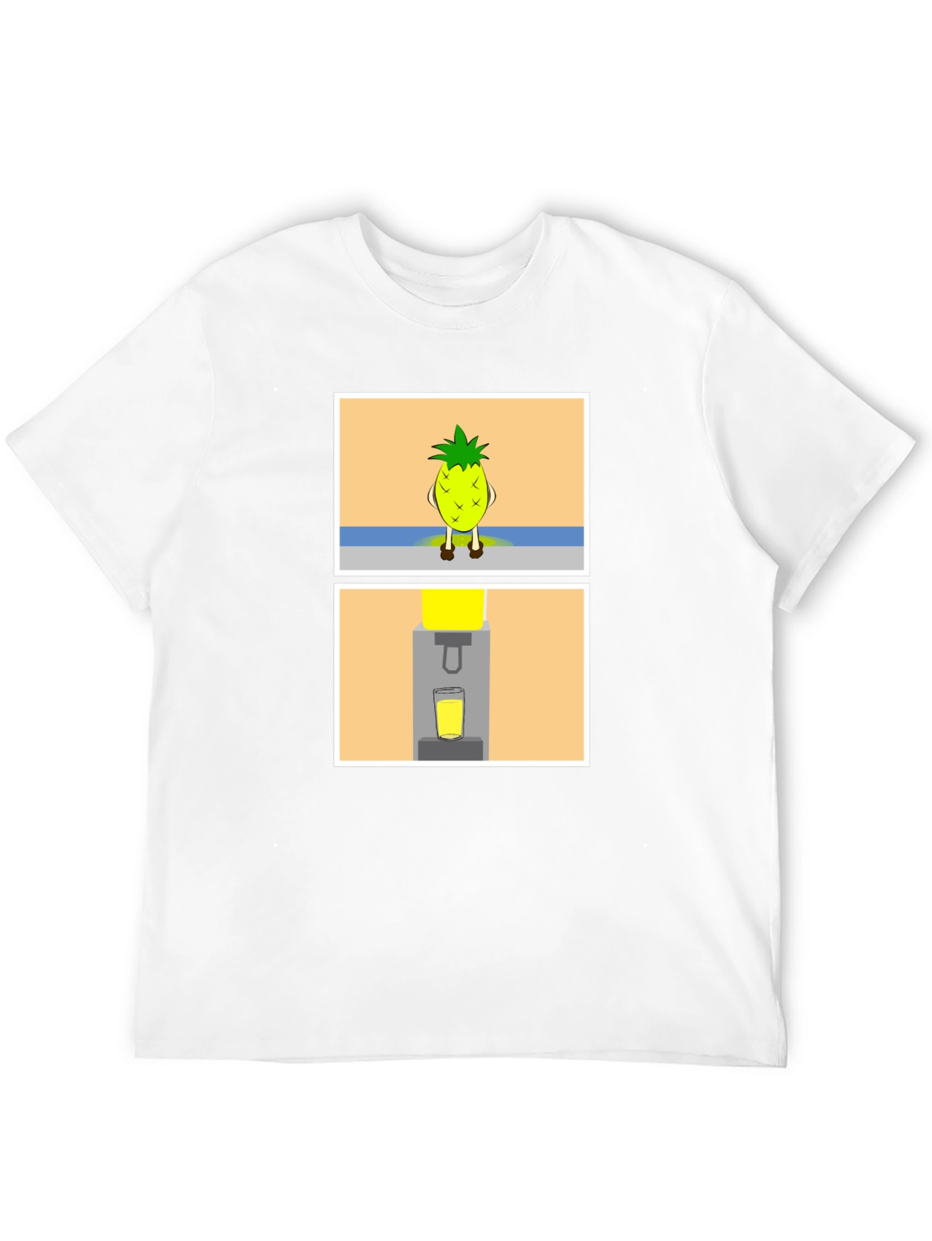 Pineapple Juice Graphic Tee - Fresh & Fun!