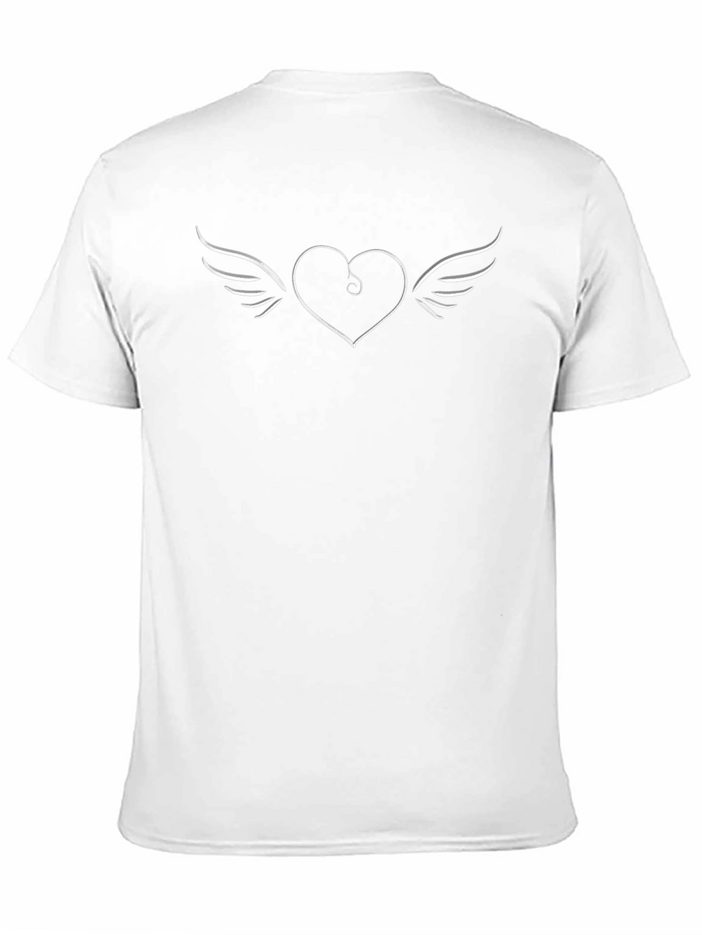 Winged Heart Tee - Black Graphic T-Shirt