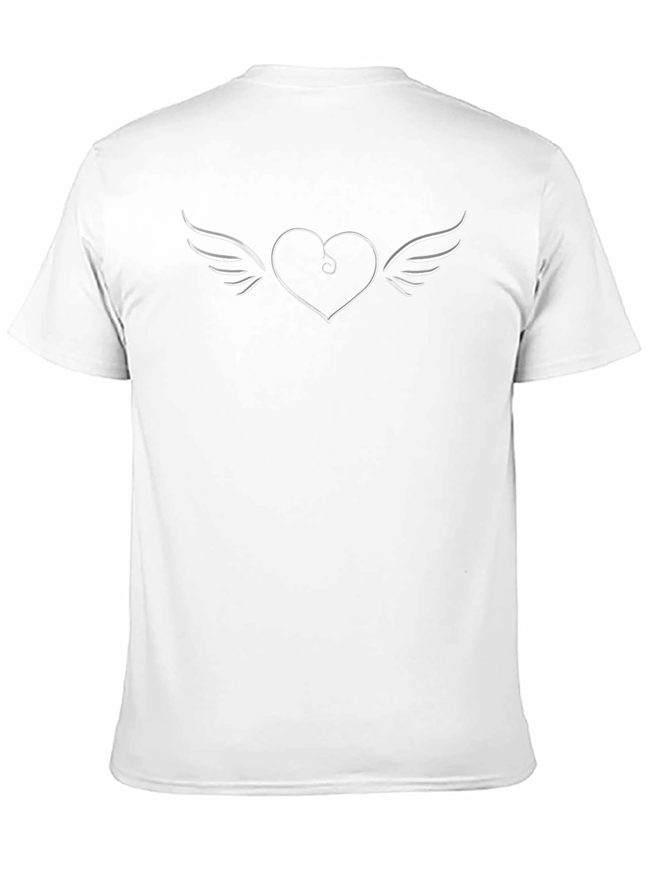 Winged Heart Tee - Black Graphic T-Shirt