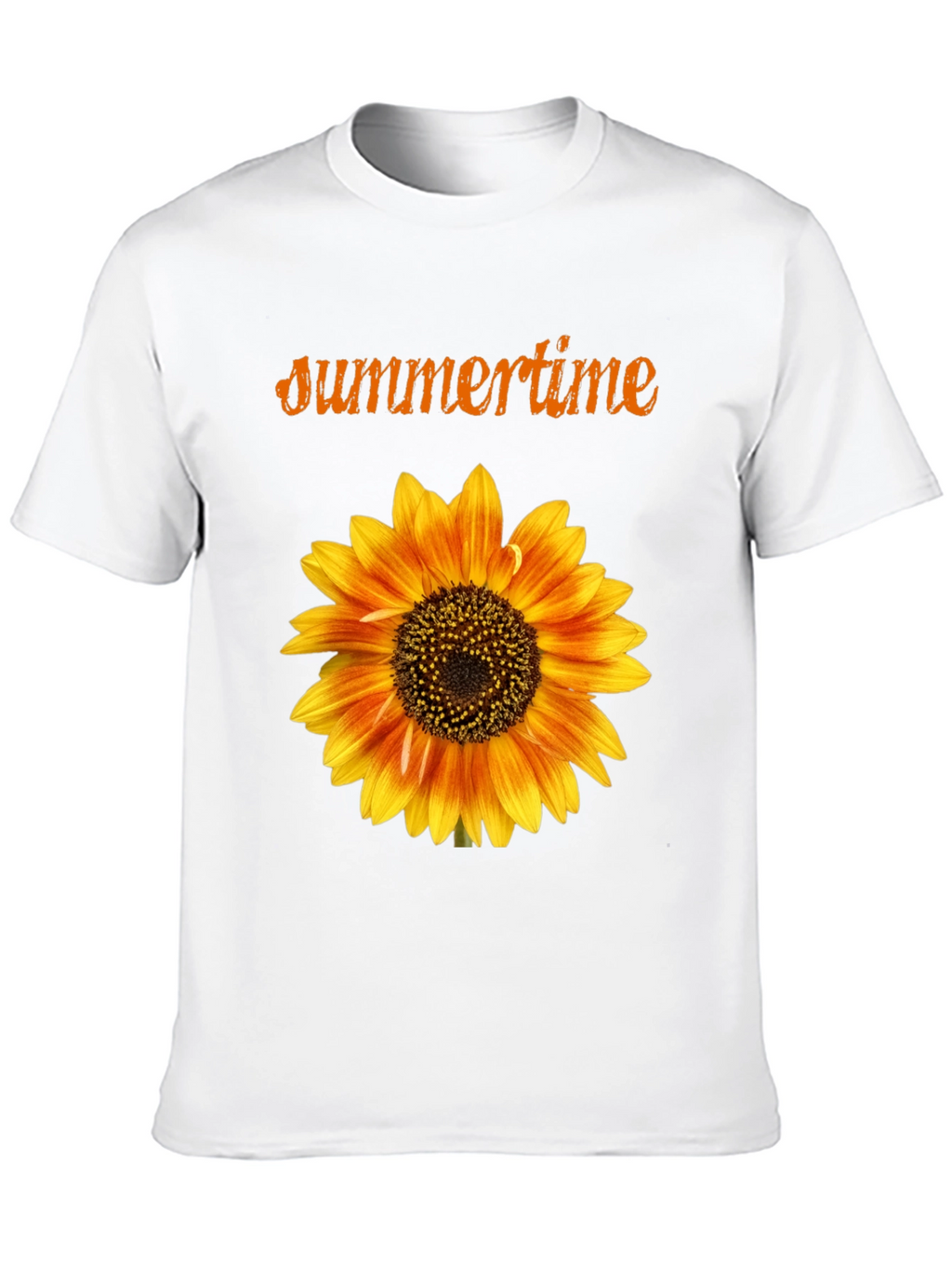Sunflower Summertime Black T-Shirt