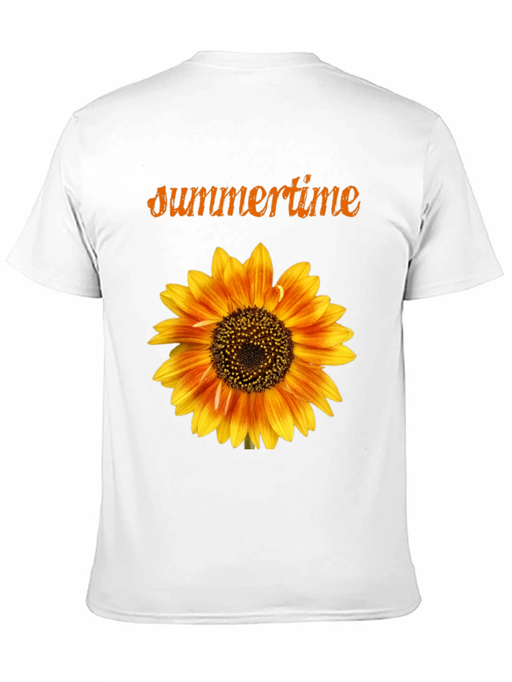 Sunflower Summertime Black T-Shirt