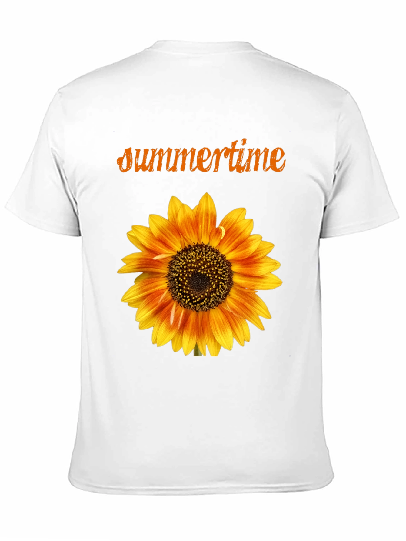 Sunflower Summertime Black T-Shirt