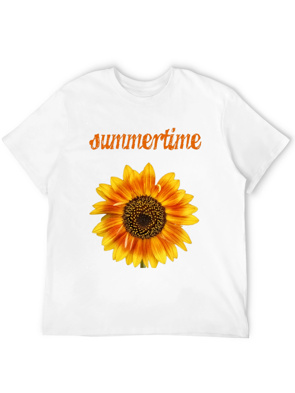 Sunflower Summertime Black T-Shirt