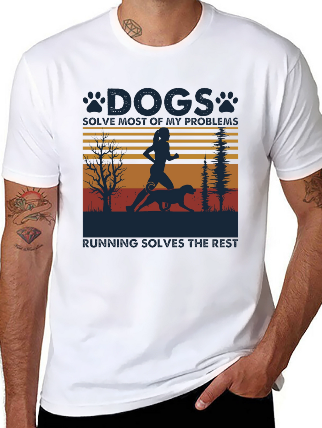 Dog Lover Running T-Shirt