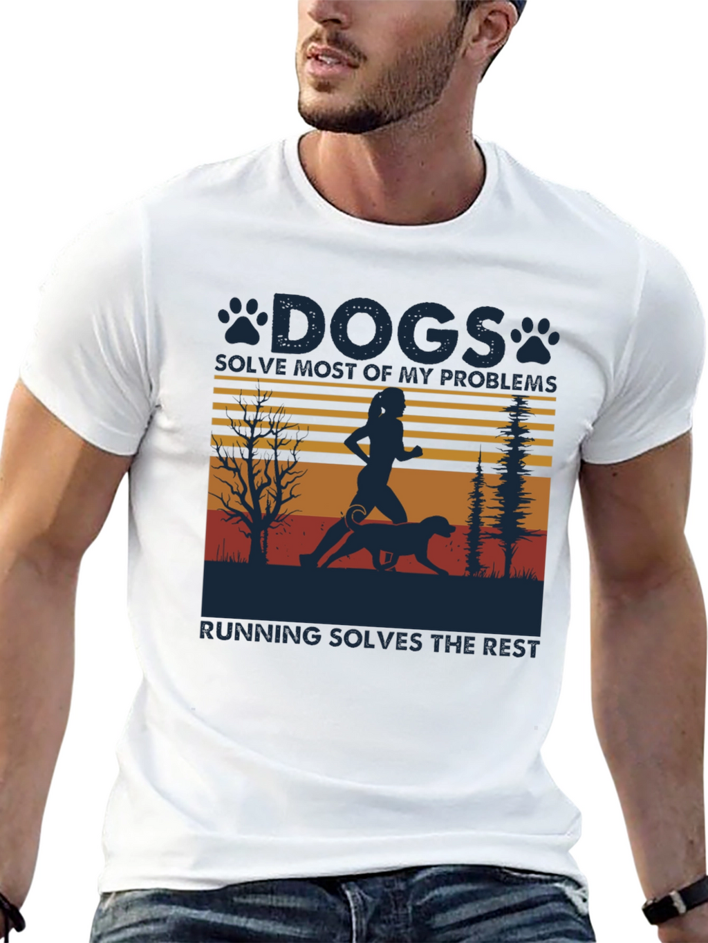 Dog Lover Running T-Shirt