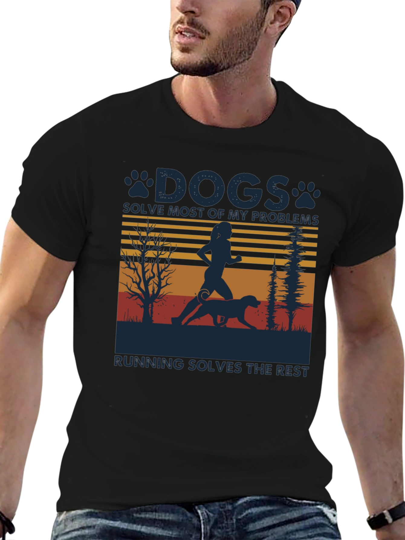 Dog Lover Running T-Shirt