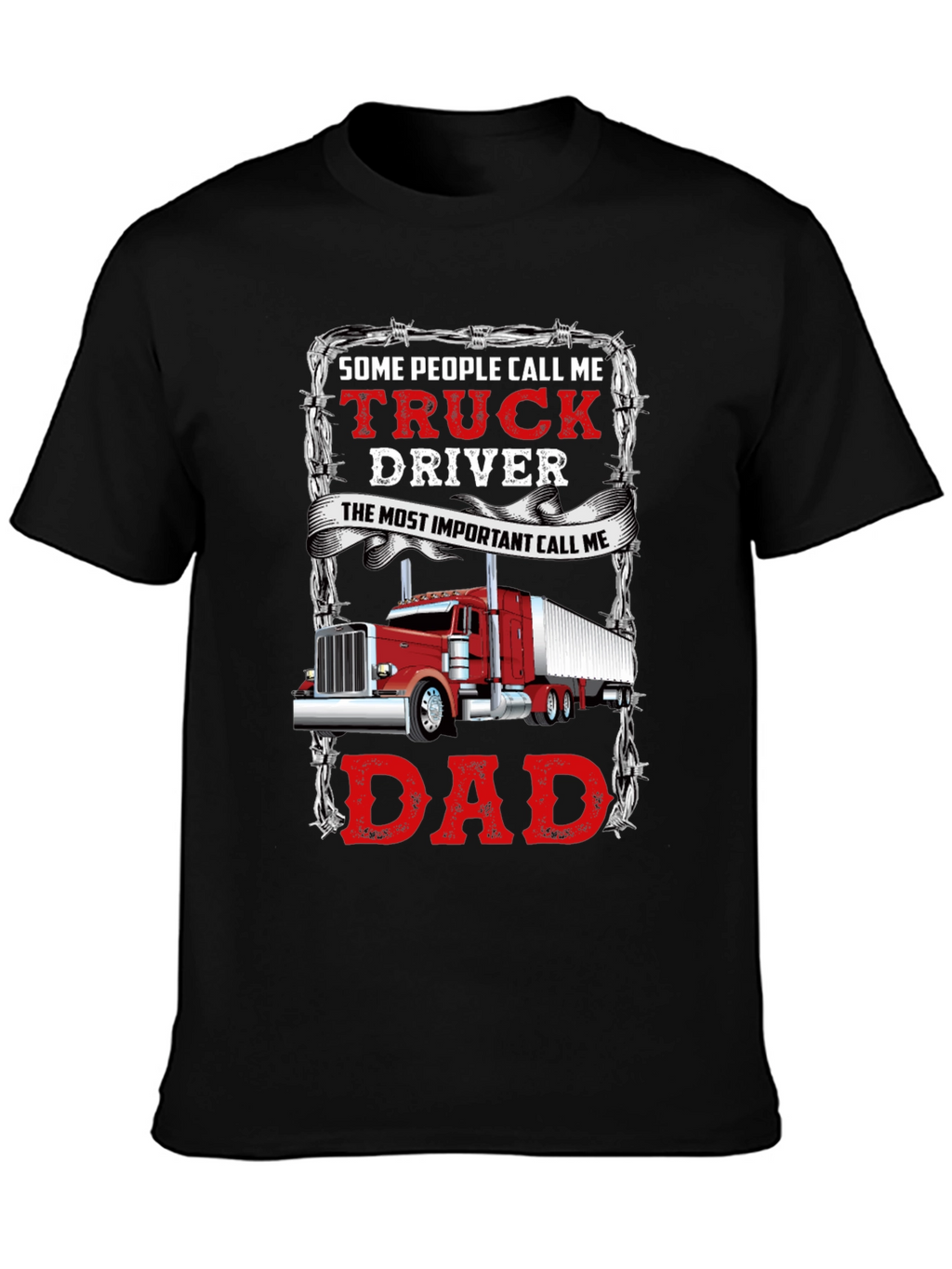 Truck Driver Dad T-Shirt