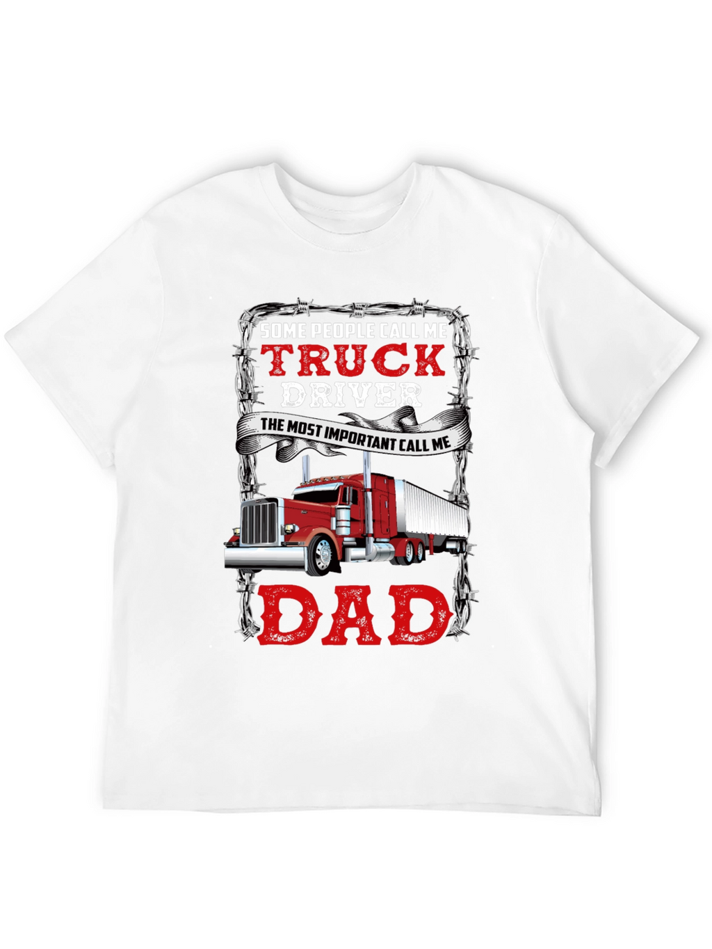 Truck Driver Dad T-Shirt