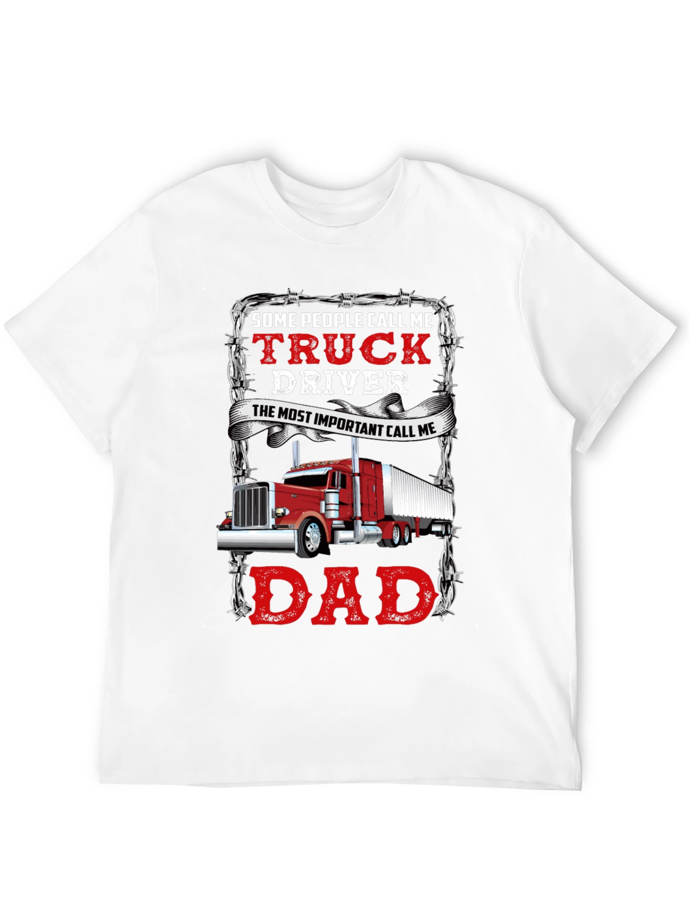 Truck Driver Dad T-Shirt