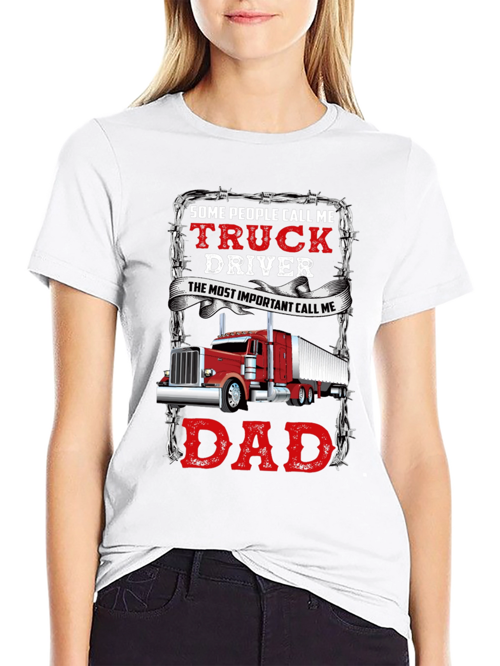Truck Driver Dad T-Shirt