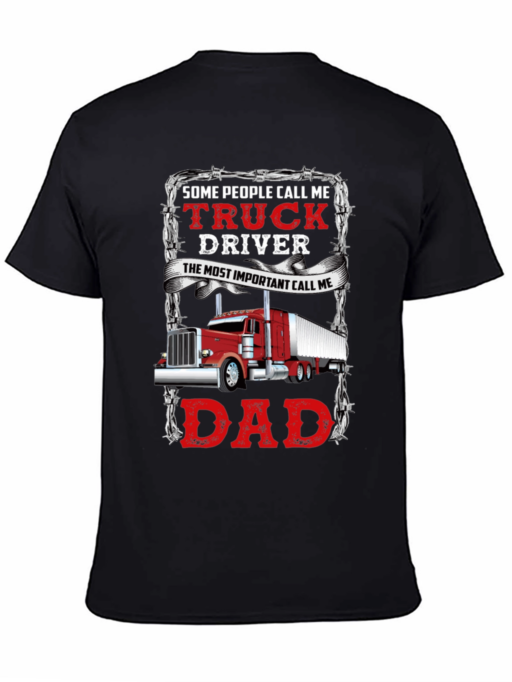 Truck Driver Dad T-Shirt