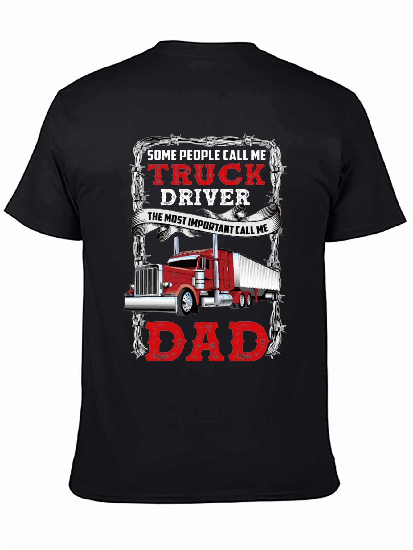 Truck Driver Dad T-Shirt