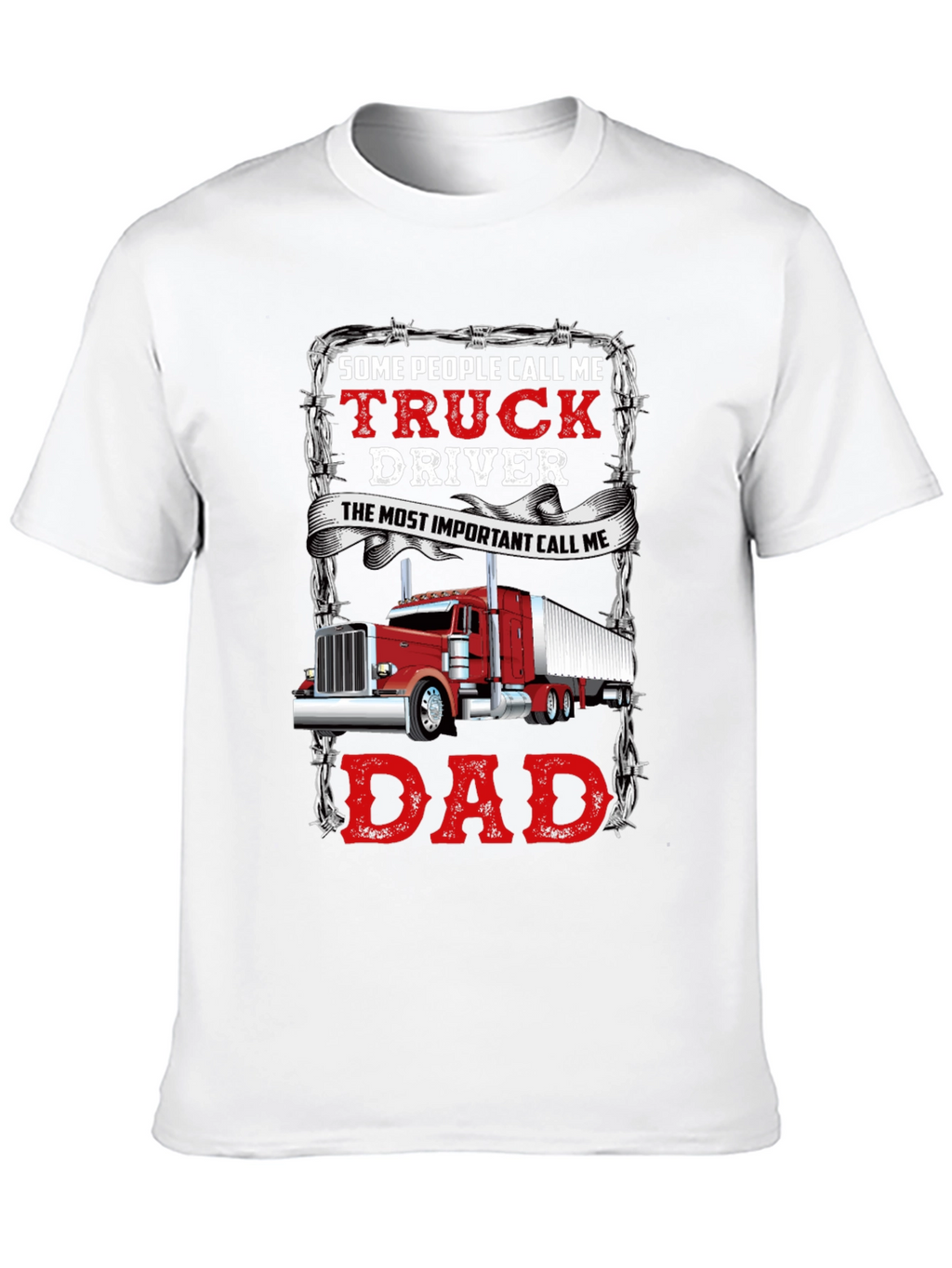 Truck Driver Dad T-Shirt
