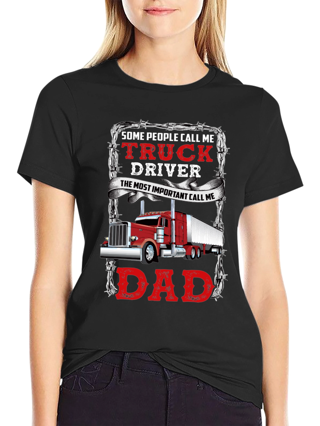 Truck Driver Dad T-Shirt