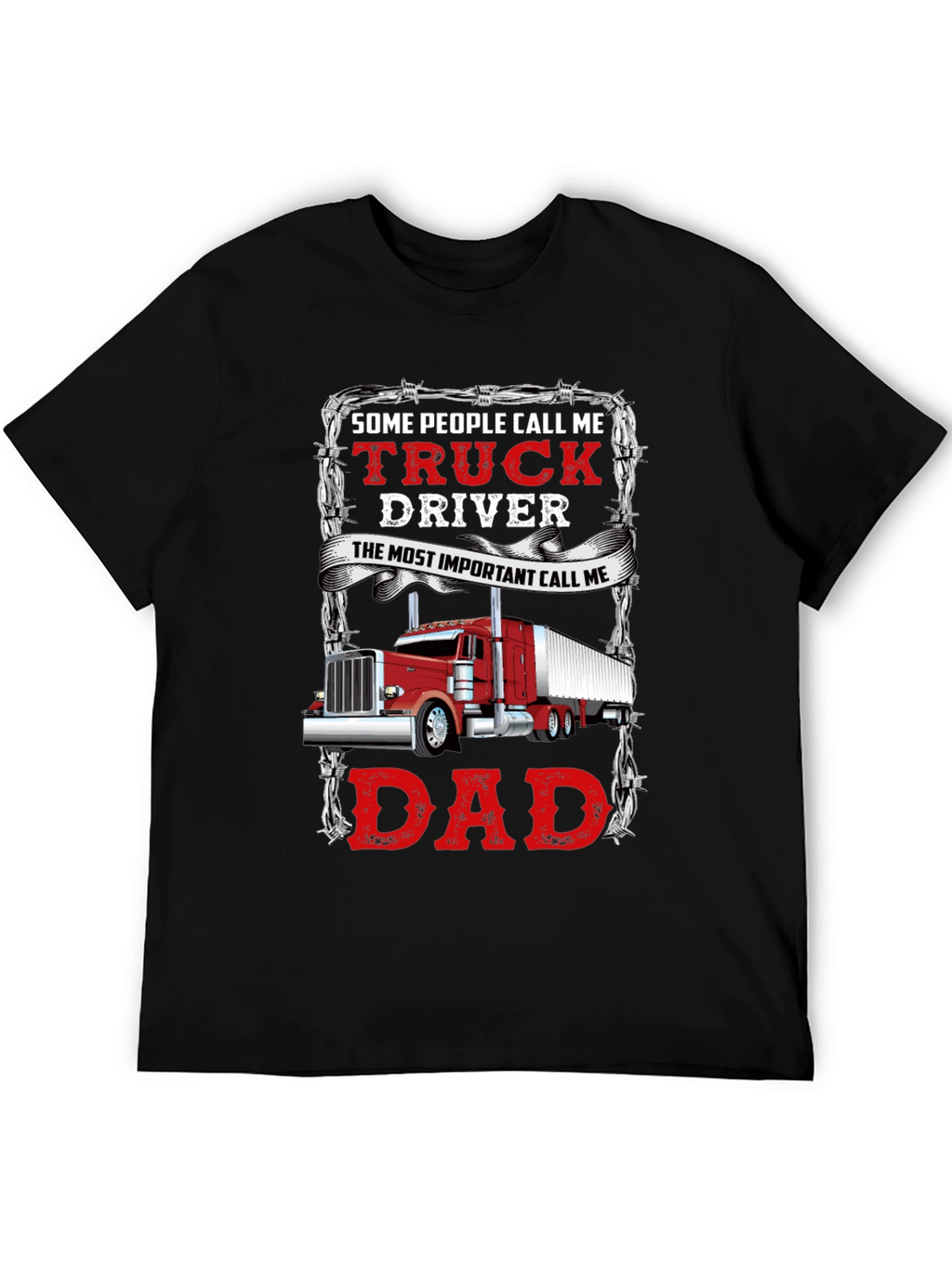 Truck Driver Dad T-Shirt