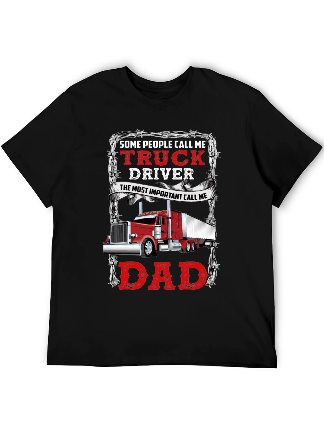 Truck Driver Dad T-Shirt