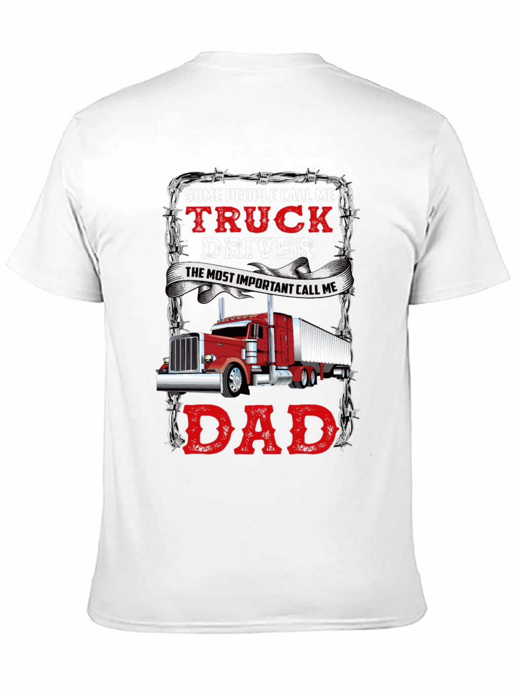 Truck Driver Dad T-Shirt