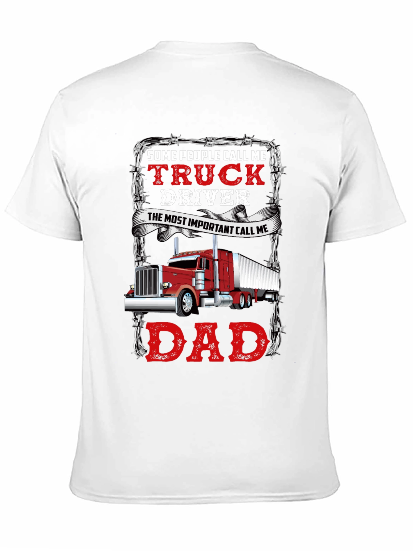 Truck Driver Dad T-Shirt