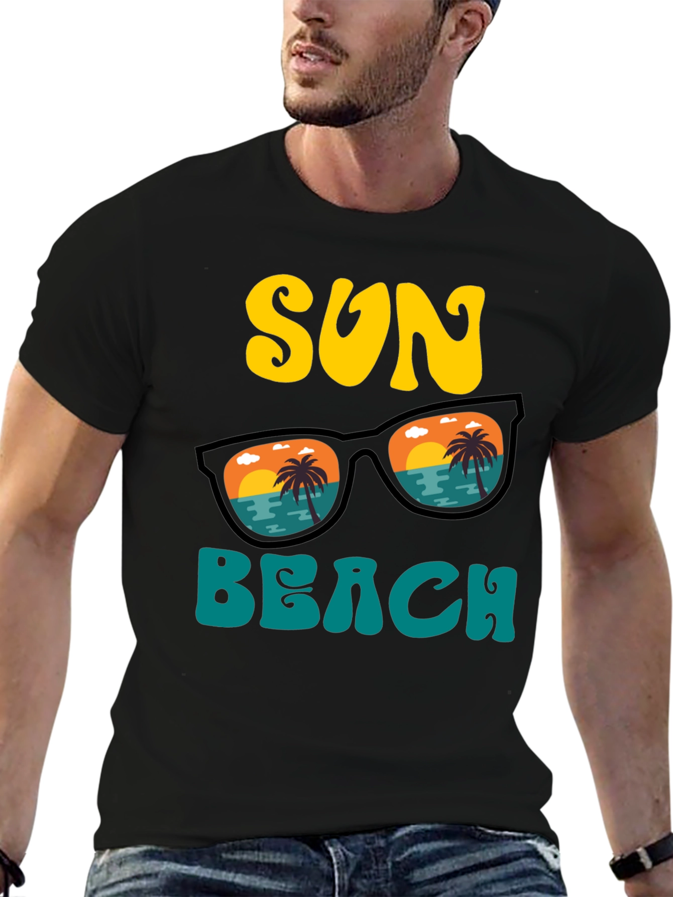 Retro Sun Beach Graphic Tee