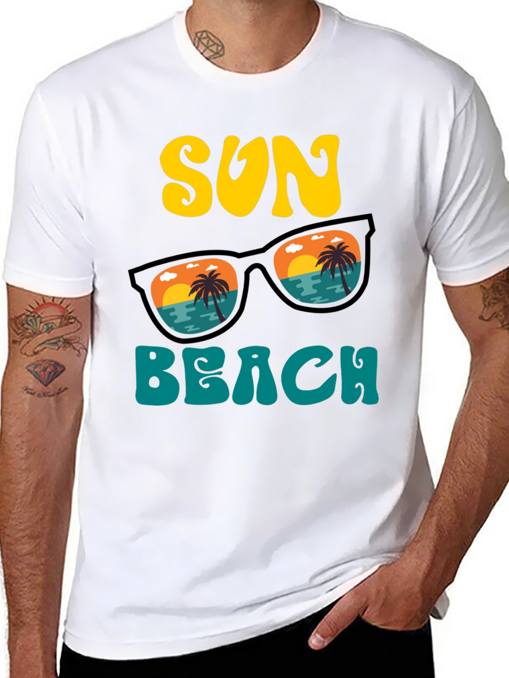 Retro Sun Beach Graphic Tee