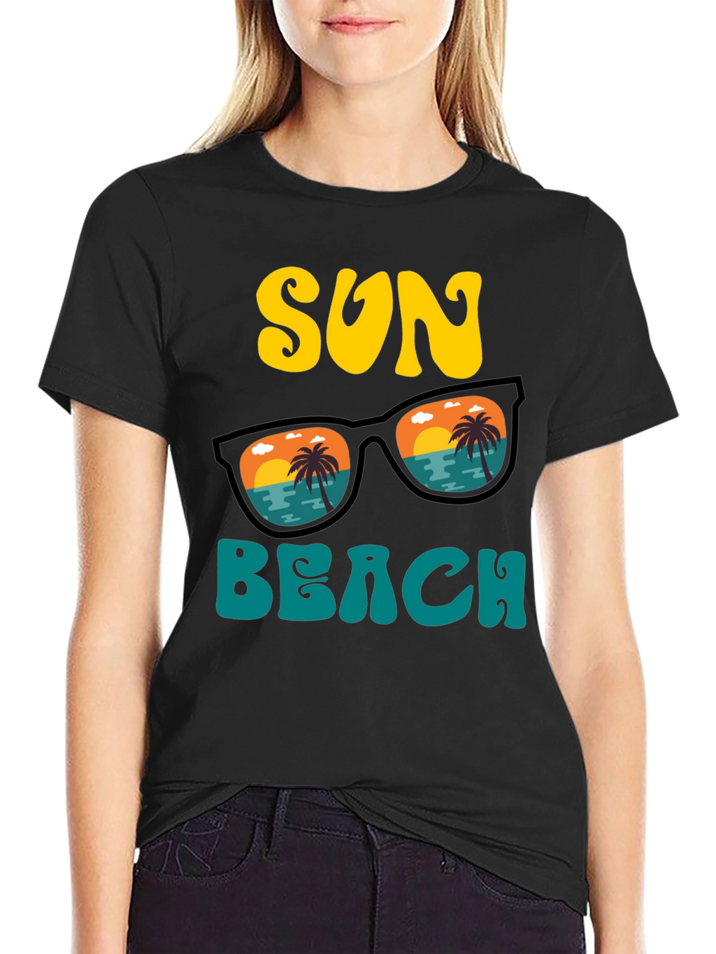 Retro Sun Beach Graphic Tee
