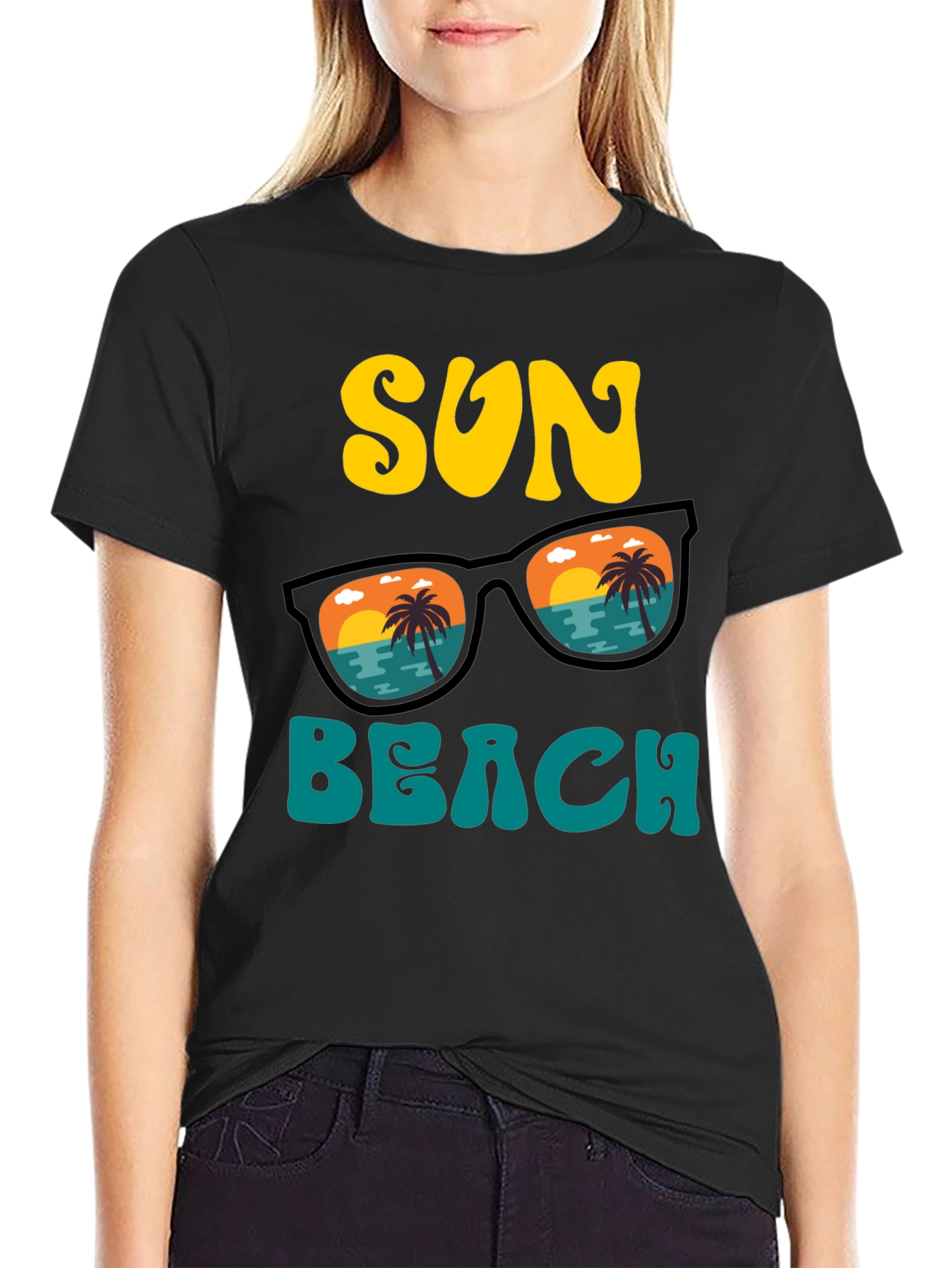 Retro Sun Beach Graphic Tee