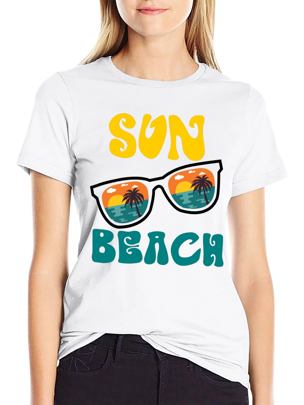 Retro Sun Beach Graphic Tee