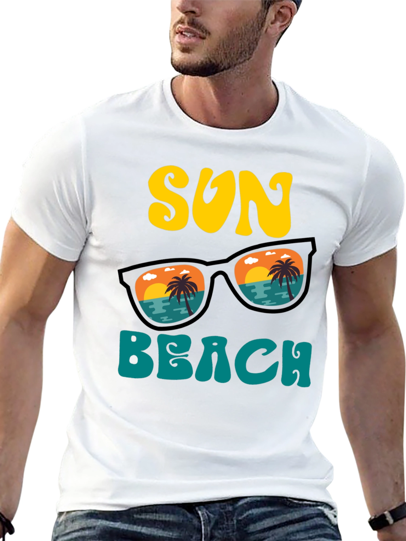 Retro Sun Beach Graphic Tee