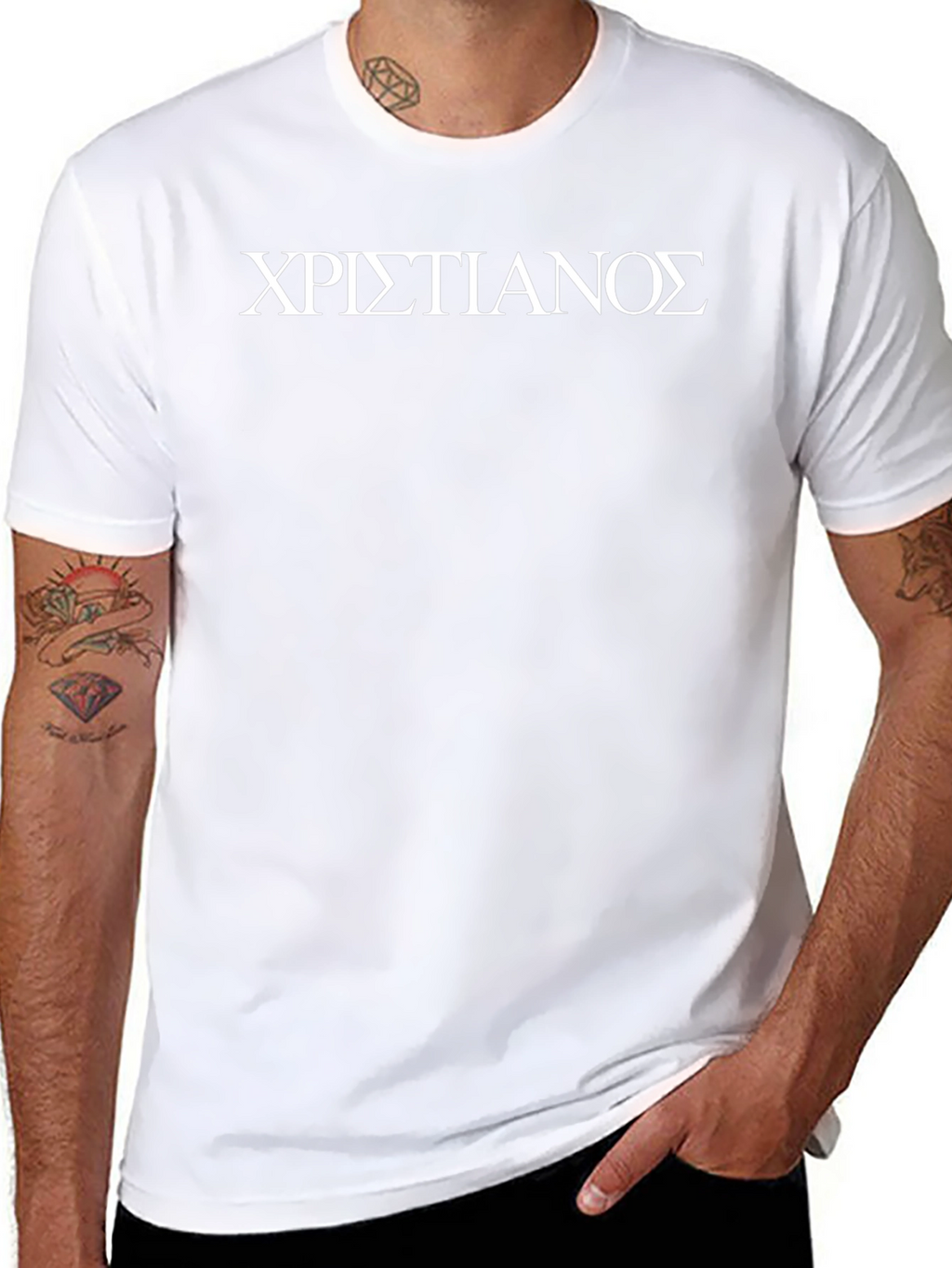ΧΡΙΣΤΙΑΝΟΣ Black Graphic Tee
