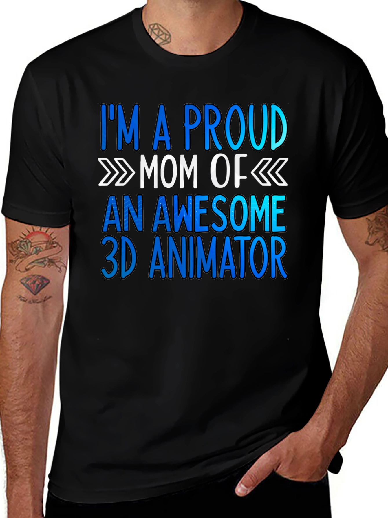 Proud Mom of 3D Animator T-Shirt