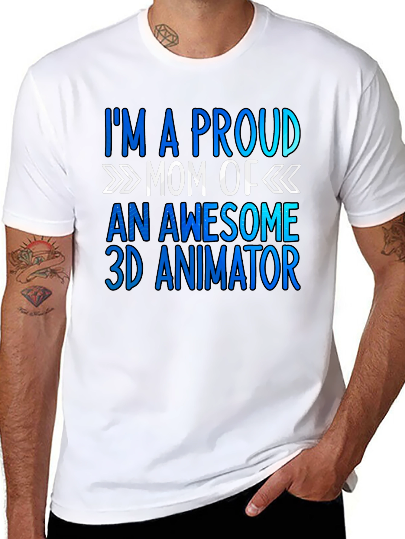 Proud Mom of 3D Animator T-Shirt